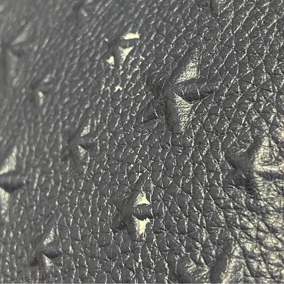 Jimmy Choo Pimlico Star Studs Navy Leather Tote Bag - Picture 4 of 12